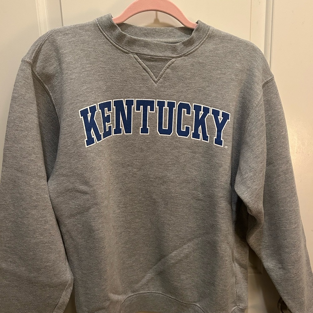 Top of the World Gray Kentucky Crewneck Sweater